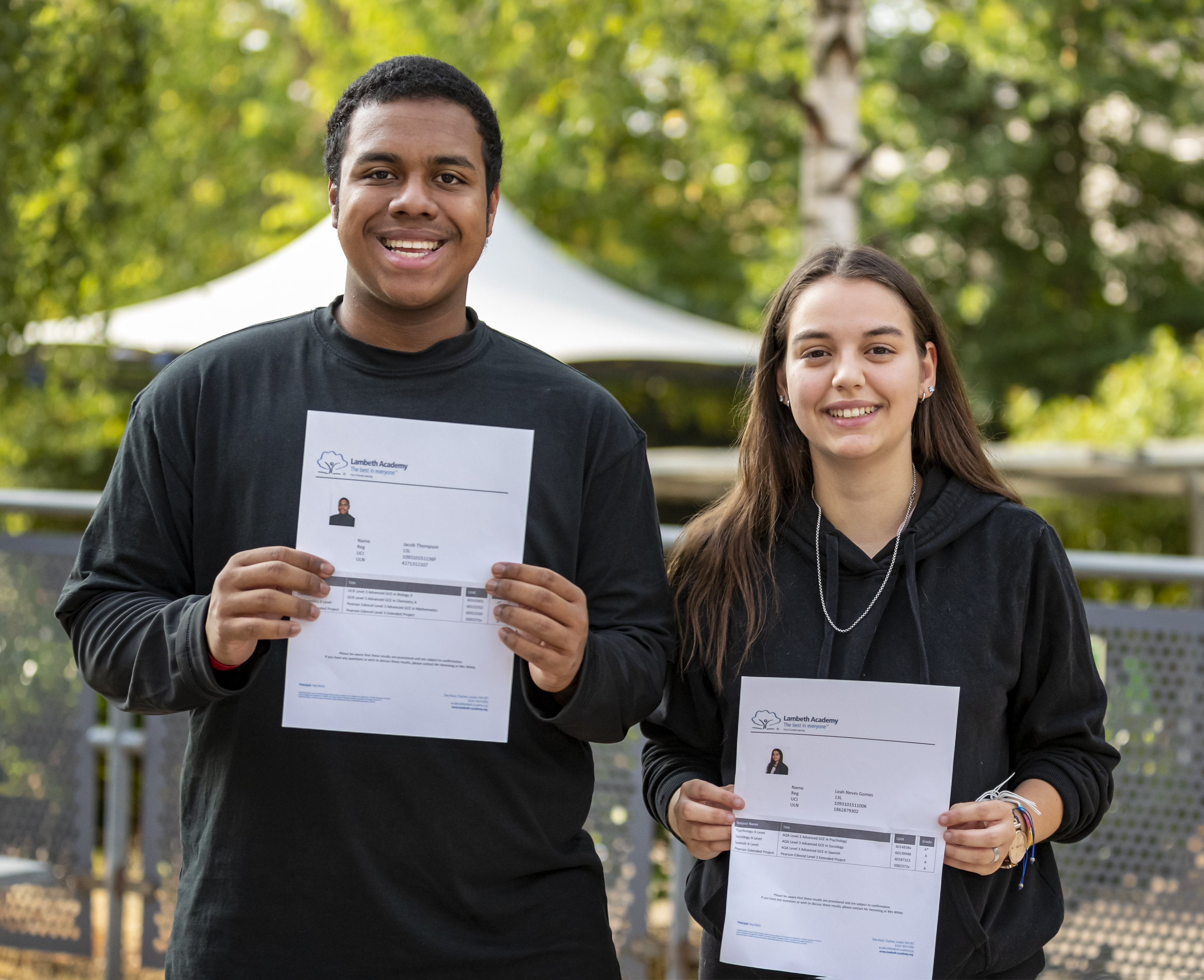 Oxbridge and Russell Group offers for Lambeth Academy Sixth Formers