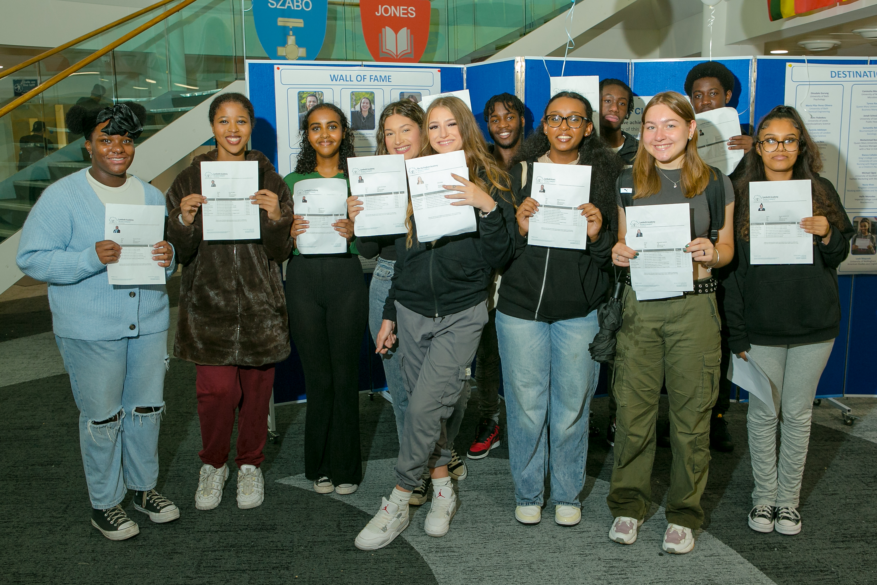 JOY AT LAMBETH ACADEMY FOR GCSE DAY 